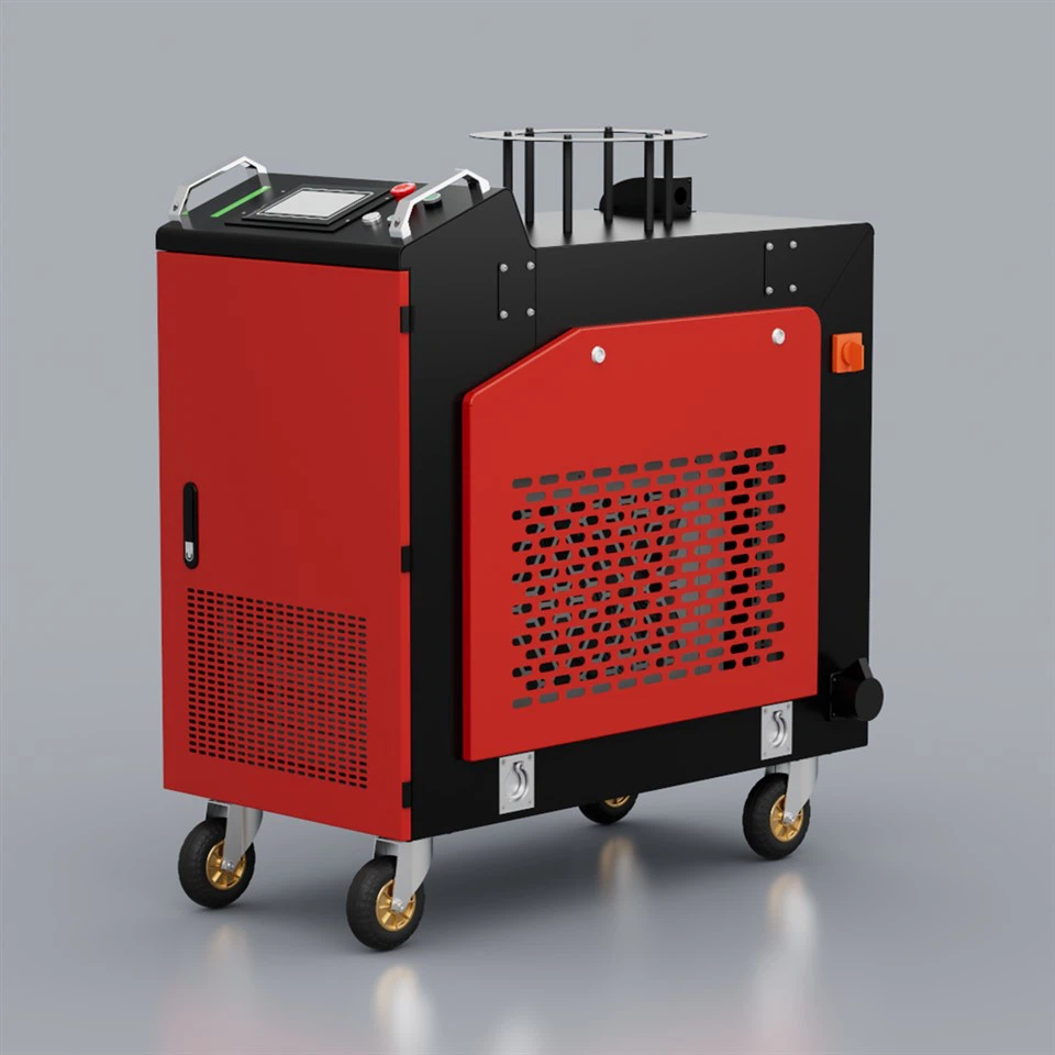 מנקה לייזר מקורי של Raycus Power 2000W להסרת חלודה ביריעות פלדה