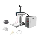 מכונת חריטה בלייזר סיבי 3D מיני נייד 20W מחיר נמוך